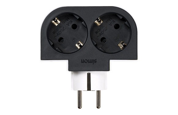 ADAPTADOR GIRATORIO 2 TOMAS 16