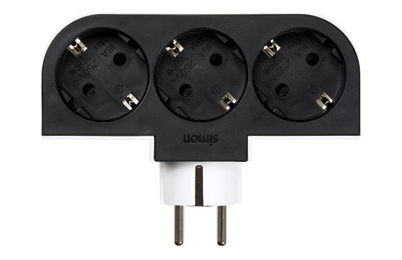 ADAPTADOR GIRATORIO 3 TOMAS 16