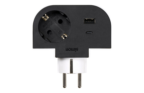 ADAPTADOR GIRATORIO 1 TOMA 30W