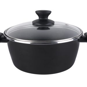 CACEROLA+TAPA CRISTAL ACERO FO