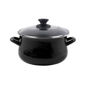 OLLA CON TAPA ACERO ESMALTADO