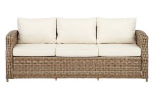 SOFA RATAN 3 PLAZAS NATURAL