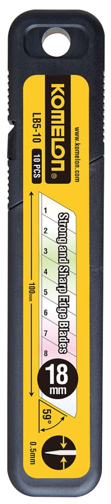 HOJAS CUTTER ESTUCHE 10 UDS 18