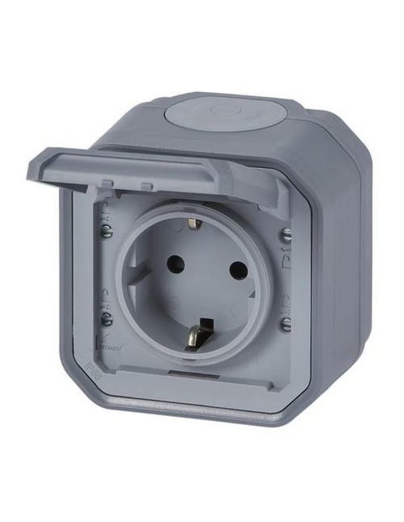 BASE SCHUKO SUPERFICIE GRIS IP