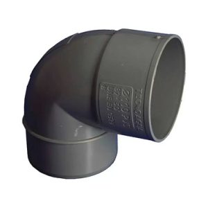 CODO EVACUACION PVC M-H 87º Ø3
