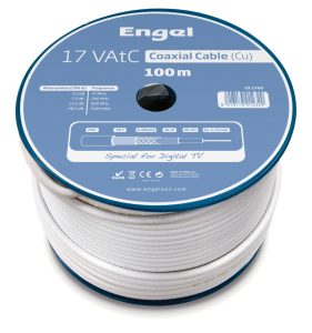 CABLE ANTENA COAXIAL BLANCO 10