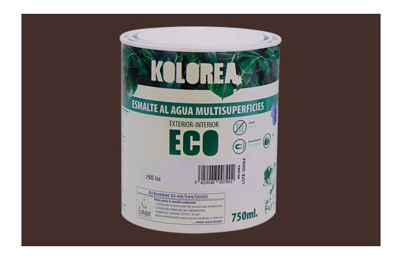 ESMALTE AL AGUA ECO SAT 750ML