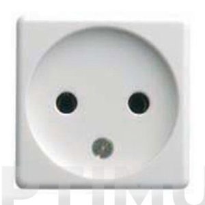 BASE ENCHUFE 2P BLANCO S27 PLA