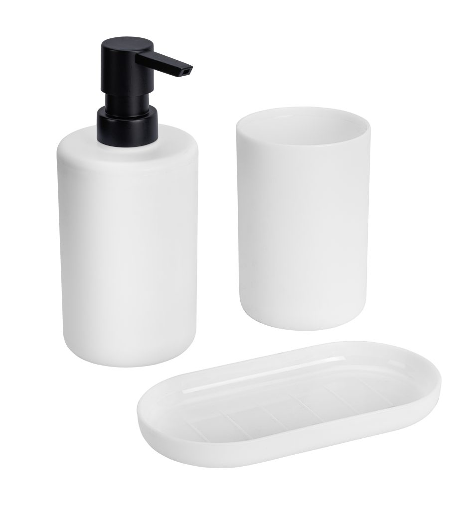 SET DE BAÑO 3 UDS BLANCO Serie