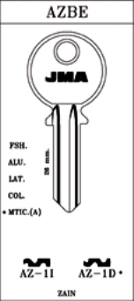 LLAVE ALUMINIO JMA FAC-11D VER