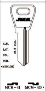LLAVE ALUMINIO JMA MCM-4D VERD