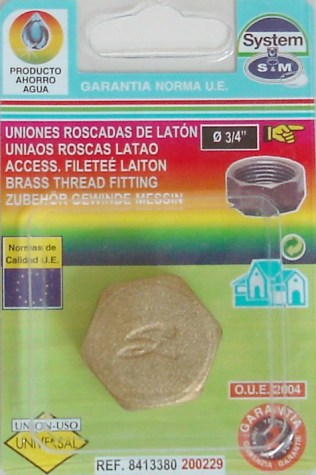 TAPON H 3/4″ LAT 200229