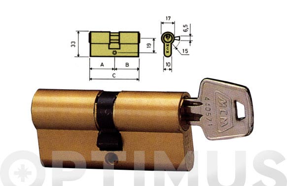 CILINDRO E 30X30MM LAT