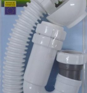 SIFON CURVO EXTENSION FLEXIBLE