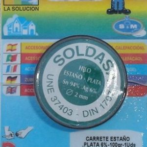 ESTAÑO PLATA 6% 100GR 861390