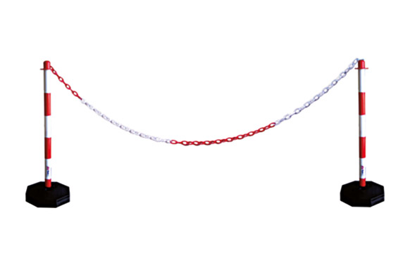 POSTE CON BASE PARA CADENA PLA