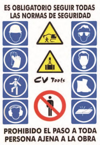 CARTEL SEÑAL.COMBINADA PVC 100