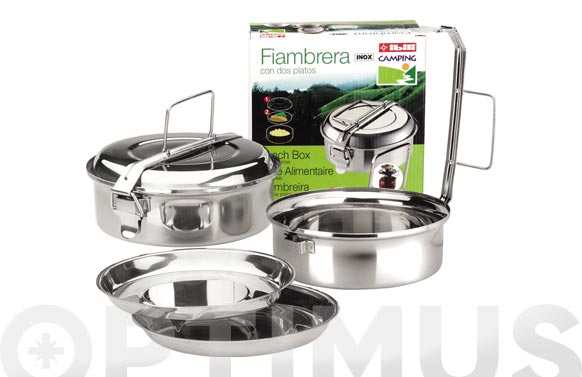 FIAMBRERA 2 PLATOS 20 CM IN. 7