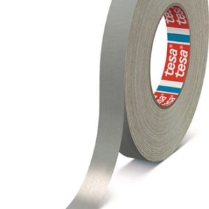 CINTA ADH 19MMX50MT TEJIDO GRI