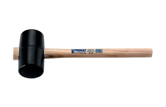 MAZA ALB. Ø74X127MM GOMA NEGRA