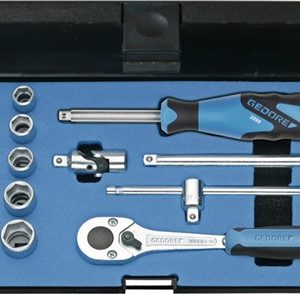 LLAVE VASO HEXAG. 1/4 4-13MM+A