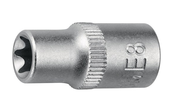 LLAVE DE VASO TORX HEMBRA 1/4