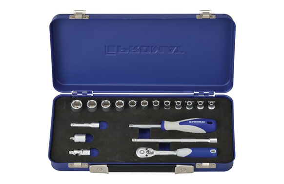 LLAVE VASO HEXAG. 1/4 4-14MM+A