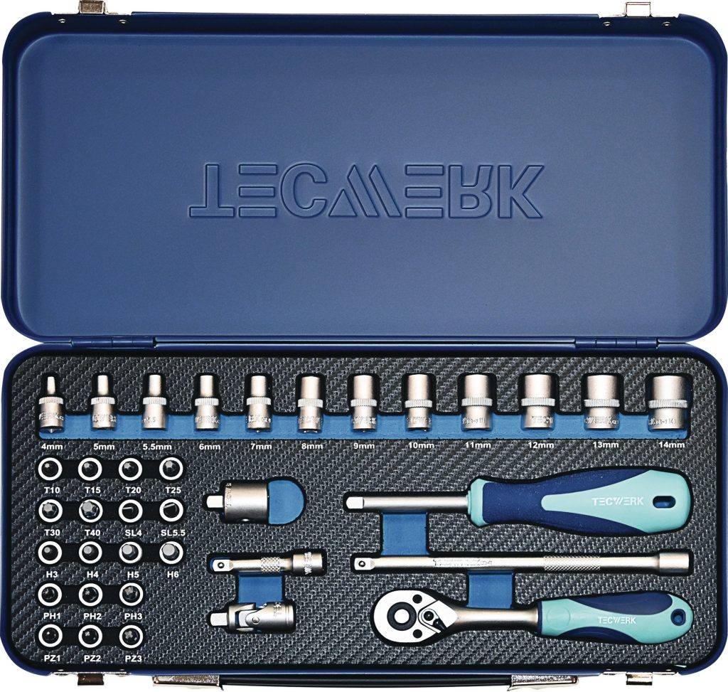 LLAVE VASO 1/4 JGO 36PZ: 16HEX