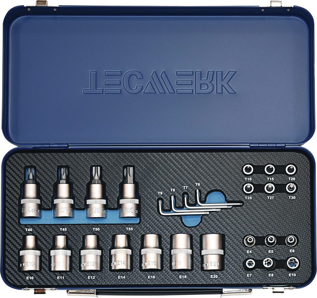 LLAVE VASO PUNTA TORX 1/4 +1/2