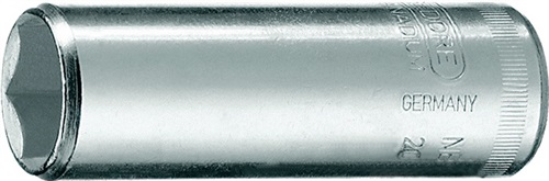 LLAVE DE VASO HEXAGONAL 1/4 08