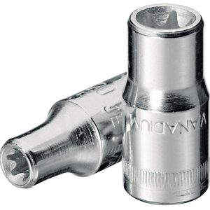 LLAVE DE VASO TORX HEMBRA 1/4