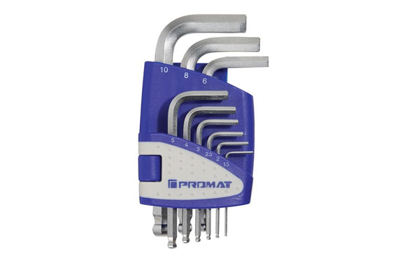 LLAVE ALLEN HEXAG. 1,5-10MM CO