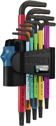 LLAVE ALLEN TORX T8-T40 COLORE