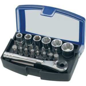 LLAVE VASO HEXAG. 1/4 6-13MM+P