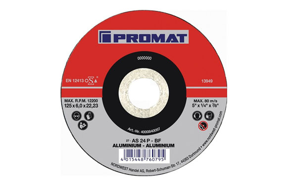 DISCO DESBASTE ALUMINIO CONICO