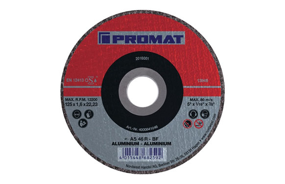 DISCO CORTE ALUMINIO Ø115X1,6M