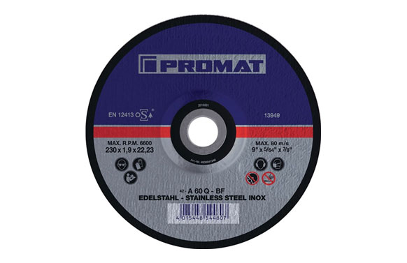 DISCO CORTE INOX Ø115X1,0MM 40