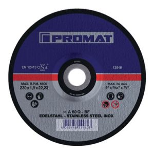 DISCO CORTE INOX Ø125X1,5MM 40