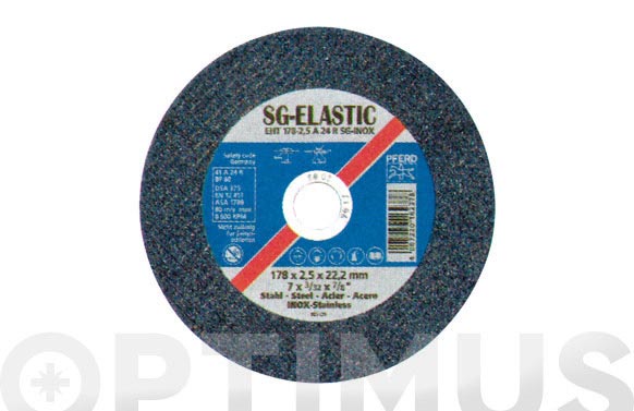 DISCO CORTE INOX CABALLITO EHT