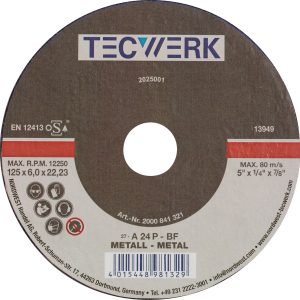 DISCO DESBASTE METAL CONICO Ø1