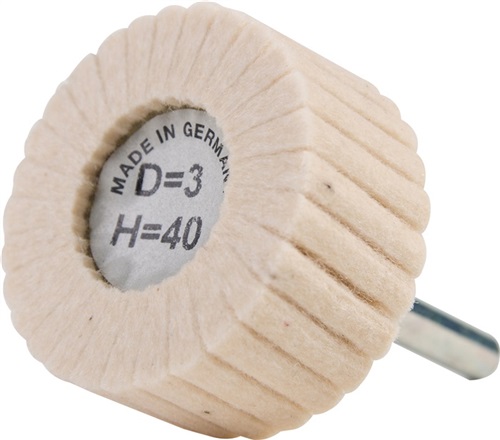 ABANICO FIELTRO P/PULIR Ø60MM