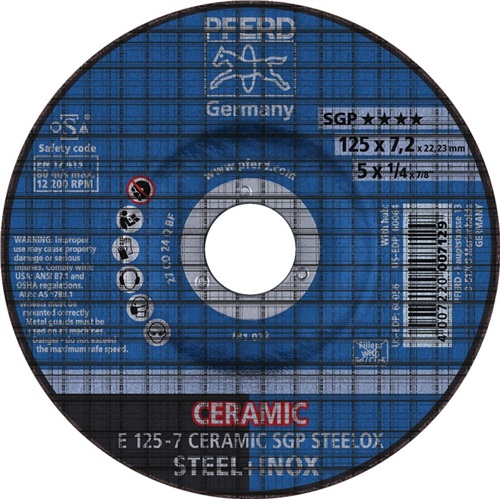 DISCO DESBASTE METAL CONICO Ø1