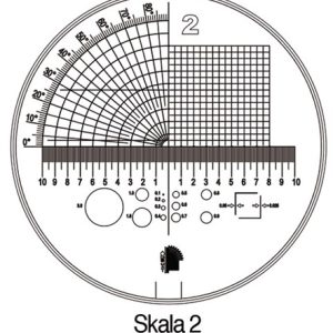 ESCALA MEDICIÓN LUPA PIE TECH-