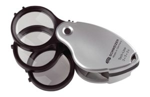 LUPA MANO PLEGABLE 3 LENTES AU