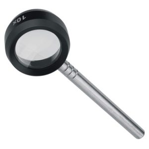 LUPA MANO AUMENTO 10X Ø28MM M/