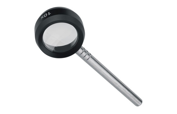 LUPA MANO AUMENTO 10X Ø28MM M/
