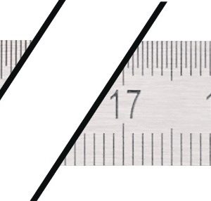 REGLA ACERO INOX FLEXIBLE 300X