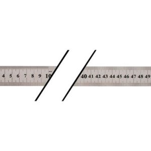 REGLA ACERO INOX 500X30X1MM MI