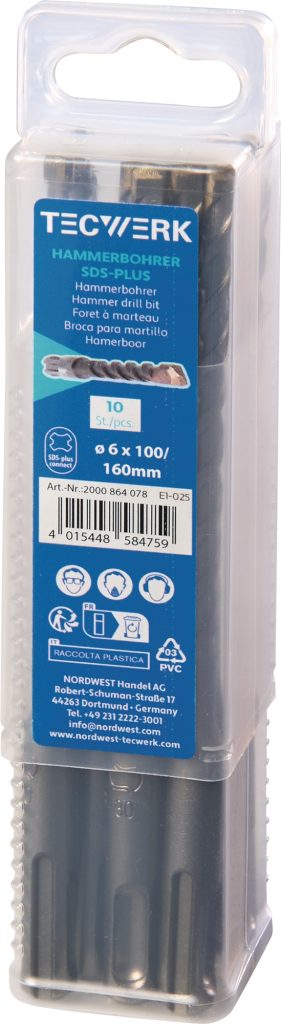 BROCA PIEDRA SDS PLUS 10,0MM 1