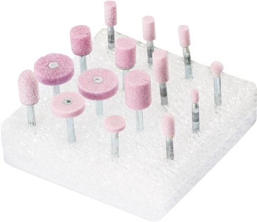 MUELA ABRASIVA JGO 15 PZ SURTI